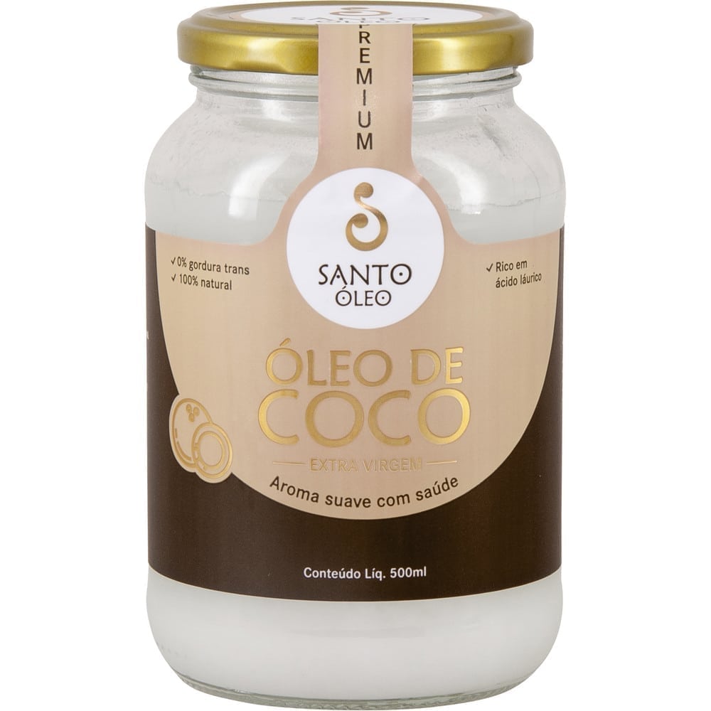 Santo Oleo Oleo De Coco 500Ml - Polyser distribuidora de cosméticos
